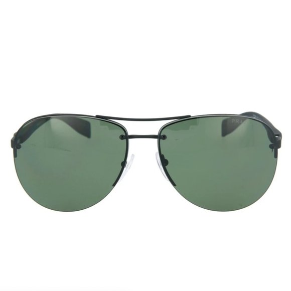 Prada Men's Black Aviator Metal Sunglasses! - Picture 2 of 4